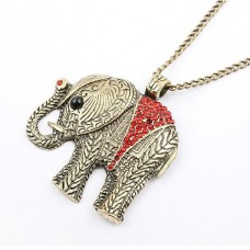 Elephant Sweater Necklace